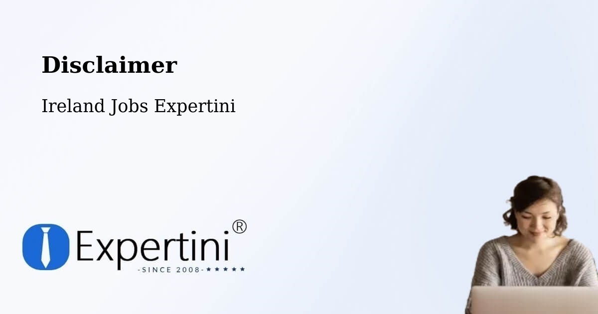 Disclaimer – Ashbourne - Ireland Jobs Expertini
